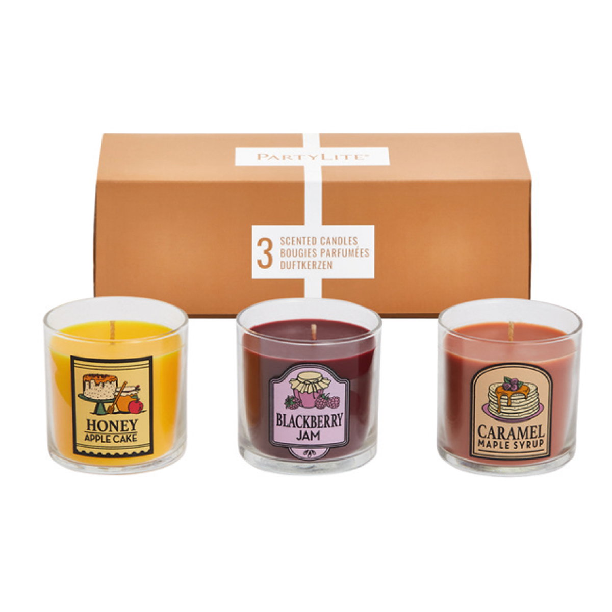 Mini-Duftwachsgläser Farmhouse Favorites, Trio